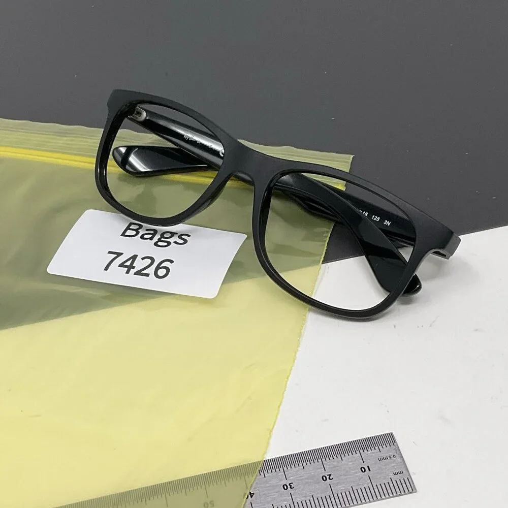 RAY-BAN JR RJ9062S 7013/71 Black Matte 48-16-125 Sunglasses Eyeglasses Frame